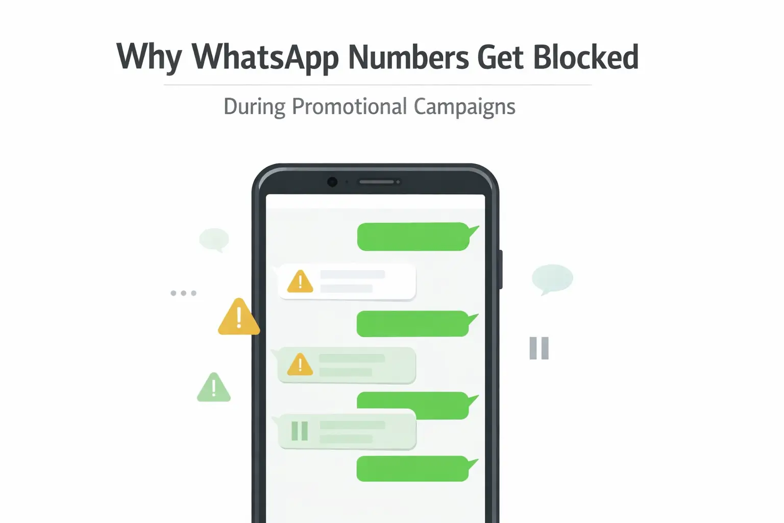 why WhatsApp numbers get blocked during promotional campaigns